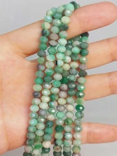 Zümrüt Taşı Rondela Faset Kesim Dizi 4*5.5mm (45904) thumbnail 1