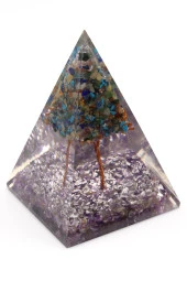 Ametist - Çakra Taşından Orgonit Piramit thumbnail 1