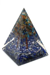 Lapis Lazuli - Çakra Taşından Orgonit Piramit - 1