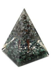 Larimar - Zümrüt Taşından Orgonit Piramit thumbnail 1