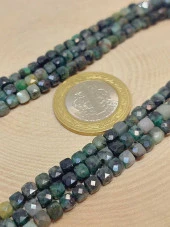 Zümrüt Taşı Küp Şekilli Dizi 4mm (45906) thumbnail 2