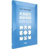Dil Bilgisi ve Anlam Bilgisi Çözümlemeleri - 1