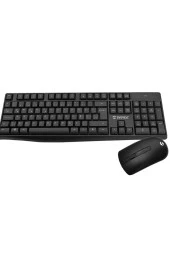 Km-7500 Siyah Kablosuz Q Multimedia Klavye + Mouse Set - 1