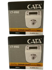 Cata CT-9182 3680W 16 Amper Dijital Zaman Saati (2 Adet) - 1