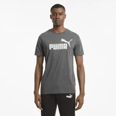 Puma 58673601 Ess Heather Erkek Tişört - 1