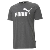 Puma 58673601 Ess Heather Erkek Tişört - 4