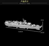 TYPE 056 CORVETTE 3D Metal Maket Bulmaca Puzzle modeli kitleri DIY 14+ Yaş 76+ parça - 3