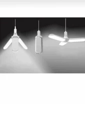 Sorti 30W (270W) 6500K (Beyaz Işık) E27 Duylu Pervane Led Ampul (4 Adet) - 5