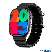 ScHitec SQ-9 Gerçek Amoled Ekran Android İos HarmonyOs Uyumlu 3 Kordonlu Akıllı Saat Siyah thumbnail 5