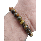 Dogal Taş Kaplangözü Unisex Bileklik - 2