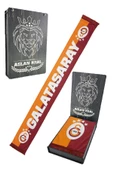 Galatasaray Orijinal Şal Atkı Hediyelik Ahşap Kutulu - 1
