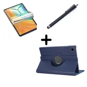 Lenovo Tab M10 3. Nesil TB-328FU T610 Kılıf Dönen Tablet Kilifi Ekran Koruyucu+Kalem - 1