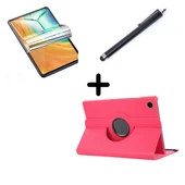 Lenovo Tab M10 3. Nesil TB-328FU T610 Kılıf Dönen Tablet Kilifi Ekran Koruyucu+Kalem - 4