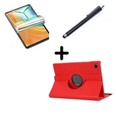 Lenovo Tab M10 3. Nesil TB-328FU T610 Kılıf Dönen Tablet Kilifi Ekran Koruyucu+Kalem - 3