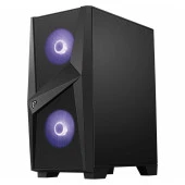 MSI MAG FORGE 100M Temperli Camlı 120mm RGB Fanlı Mid Tower Gaming Kasa thumbnail 2