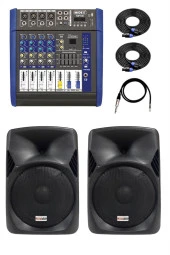 Lastvoice Bronz Paket-1 Profesyonel Ses Sistemi Mikser Hoparlör Ekipman Seti - 1