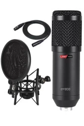 Lastvoice BM800 Mikrofon + Sh-101 Shock Mount Pop Filtre Seti - 1