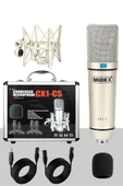 Midex CX1-C Mikrofon + GLX-800 + Kulaklık + MS06 Stand + Shock Mount Pop Filtre Set thumbnail 3
