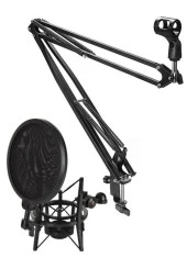 Lastvoice NB40 Masa Mikrofon Standı (Sehpa) + Sh-101 Pop Filtre ve Shock Mount Set - 1