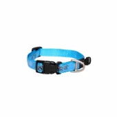 Rogz Fancy Dress Halsband XL Turq Paw Extra Large thumbnail 1
