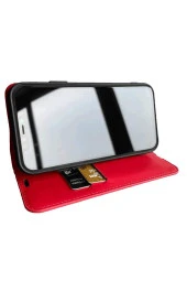 Samsung Galaxy s24 Ultra Cüzdan Kapaklı Kılıf Kartlıklı Cüzdanlı Standlı Kopçalı thumbnail 11