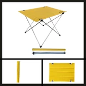 Uyguna-Yakala Sarı 54001 Argeus Katlanabilir Alüminyum Masa-MLZ.175 thumbnail 1