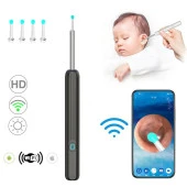 Valkyrie Kablosuz Wifi Kulak Temizleme Kamerası - Ios Android Iphone Uyumlu 1296P HD LED Otoskop Kamera - 11