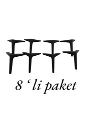 Metal Koltuk, Kanepe, Dolap, Berjer, Tv Ünitesi Ayağı 18 Cm 8li Paket - 1
