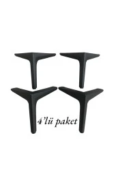 Metal Koltuk, Kanepe, Dolap, Berjer, Tv Ünitesi Ayağı 18 Cm - 1
