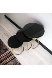 C ZİGON TEMPERLİ CAM SİYAH CAM GOLD KAPLAMA - 5