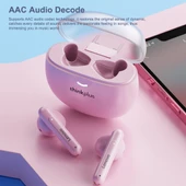 Lenovo Thinkplus Lp1 Pro Kablosuz Bt5.1 Kulaklık Pembe thumbnail 5