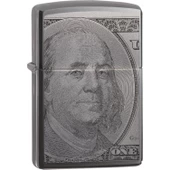 Zippo Çakmak 49025 Currency Design thumbnail 1