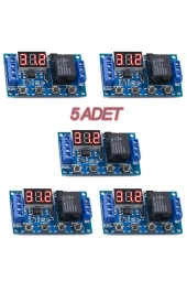 5 Adet Zamanlayıcı Modül Dijital Zaman Ayarlı Modül Röle Kuluçka Makinesi Modülü - 1