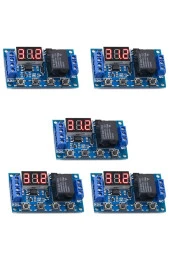 5 Adet Zamanlayıcı Modül Dijital Zaman Ayarlı Modül Röle Kuluçka Makinesi Modülü - 2