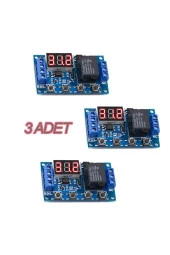 3 Adet Zamanlayıcı Modül Dijital Zaman Ayarlı Modül Röle Kuluçka Makinesi Modülü thumbnail 1