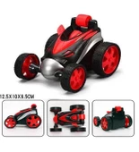 Uzaktan Kumandalı, Florasan Işıklı, 360 Derece Dönebilen Akrobat Araba- Stunt Car thumbnail 5