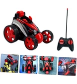 Uzaktan Kumandalı, Florasan Işıklı, 360 Derece Dönebilen Akrobat Araba- Stunt Car thumbnail 1