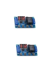 2 Adet Zamanlayıcı Modül Dijital Zaman Ayarlı Modül Röle Kuluçka Makinesi Modülü thumbnail 3
