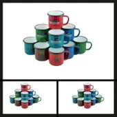 Uyguna-Yakala Açık Beyaz Eb-330 Emaye Bardak-MLZ.219 - 1