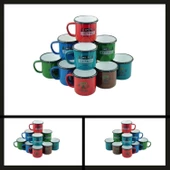 Uyguna-Yakala Açık Beyaz Eb-330 Emaye Bardak-MLZ.219 - 2