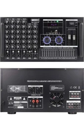 Midex Mx-2350U Ekolayzer'lı Stereo Power Mikser Anfi 2x350 Watt 4-16 Ohm - 1