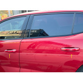 Peugeot 408 Krom Kapı Kolu 4 Kapı 5 Parça 2022+ Paslanmaz Çelik thumbnail 1