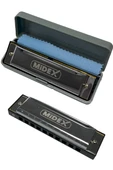 Midex HN-10SL Silver Örf Aletleri 10 Delikli Mızıka - 3
