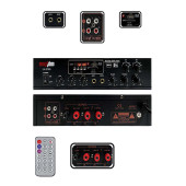 Lastvoice Lv-2100 Hat Trafolu 2 Bölgeli Stereo Anfi 2X100w Usb-Bt - 1