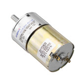 ZGA37RG 12V 37mm 100Rpm Redüktörlü DC Motor  Metal Dişli Yüksek Tork Kuvvet Robot Oyuncak RC Araba - 5