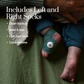 Owlet Aksesuarlı Kumaş Çorap - Dream Sock Bebek Telsizi için - Deniz Yeşili - 4