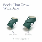 Owlet Aksesuarlı Kumaş Çorap - Dream Sock Bebek Telsizi için - Deniz Yeşili - 3