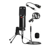Stüdyo Ekipmanları Midi Live Paket-1 Ses Kartlı Mikser Midi Klavye Bm800 Mikrofon Kulaklık - 3