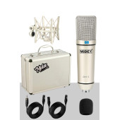 Midex Special Paket-2 Stüdyo Ekipmanları GLX-700RD Ses Kartı CX1 Mikrofon Kulaklık Stand - 5
