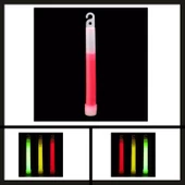 Uyguna-Yakala Kırmızı Renk 15 Cm (glow Stick) Argeus 6" Kimyasal Işık Çubuğu-MLZ.249 - 2